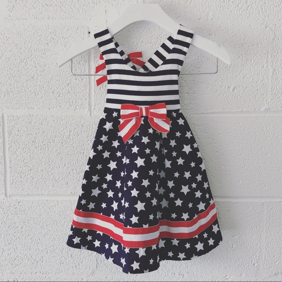 Polka Tots Patriotic dress sz: 12M NWT - Picture 1 of 7